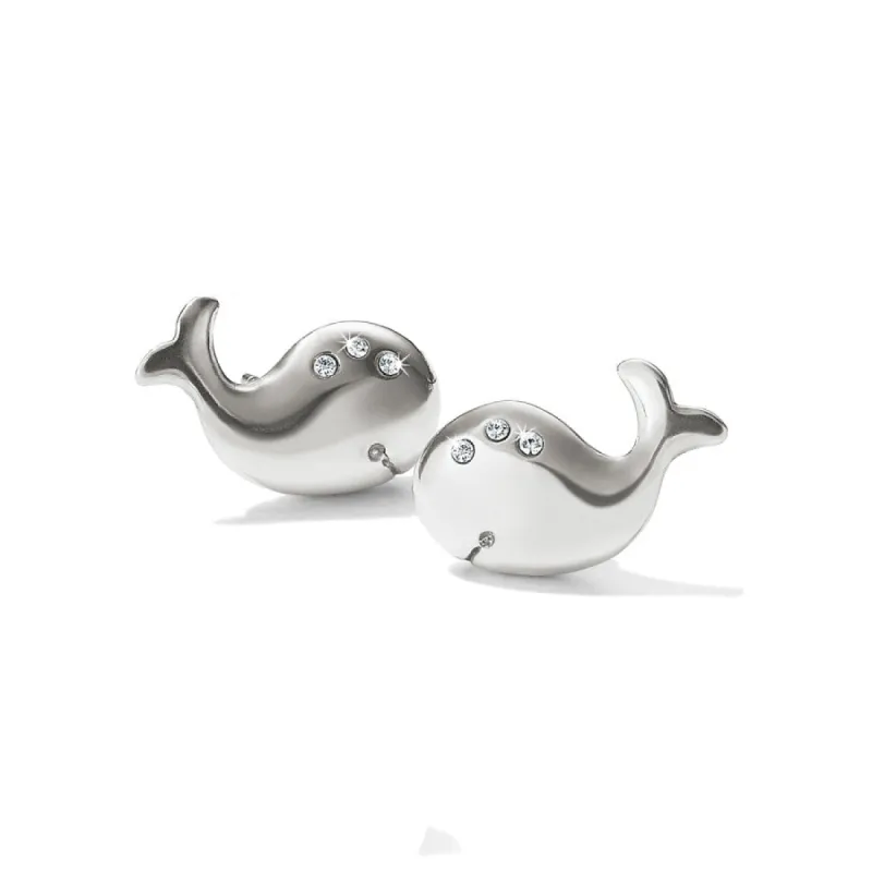 Humphrey The Whale Mini Post Earrings sold by Brighton