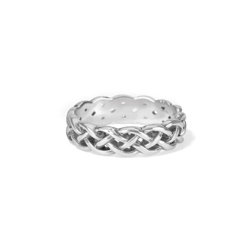 Interlok Braid Band Ring sold by Brighton