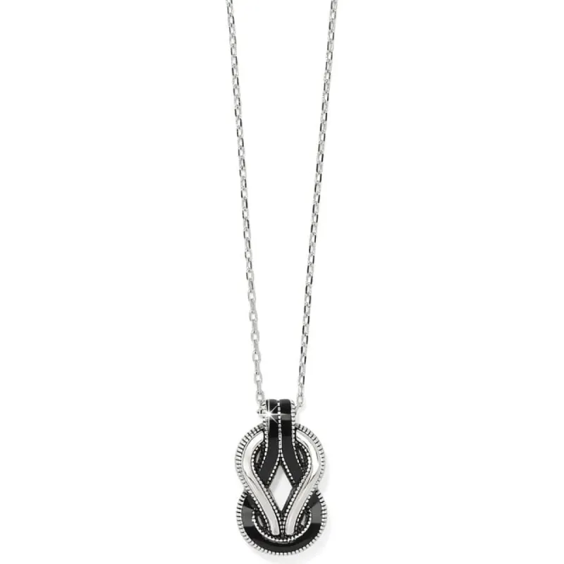 Interlok Harmony Black Necklace sold by Brighton
