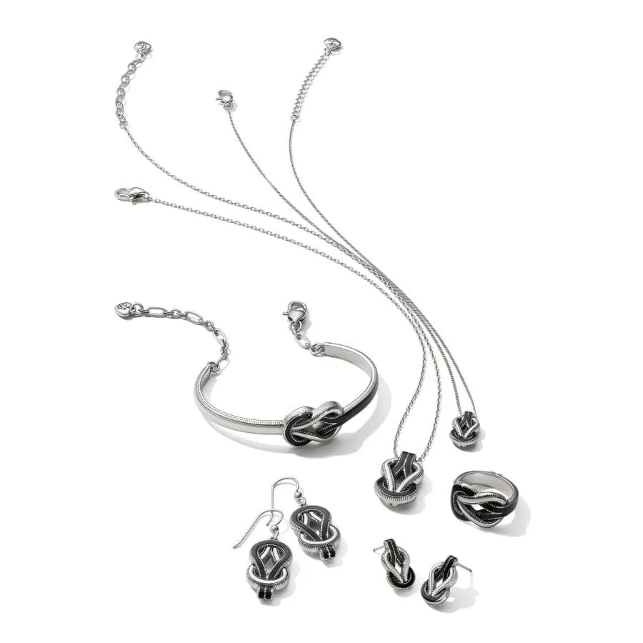 Interlok Harmony Black Post Earrings sold by Brighton product image thumbnail 3