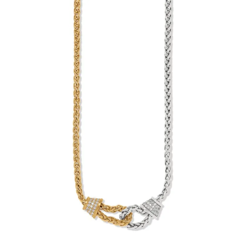 Meridian Ventus Two Tone Short Necklace sold by Brighton