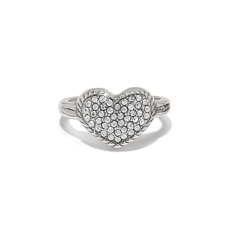 Illumina Celeste Heart Ring sold by Brighton