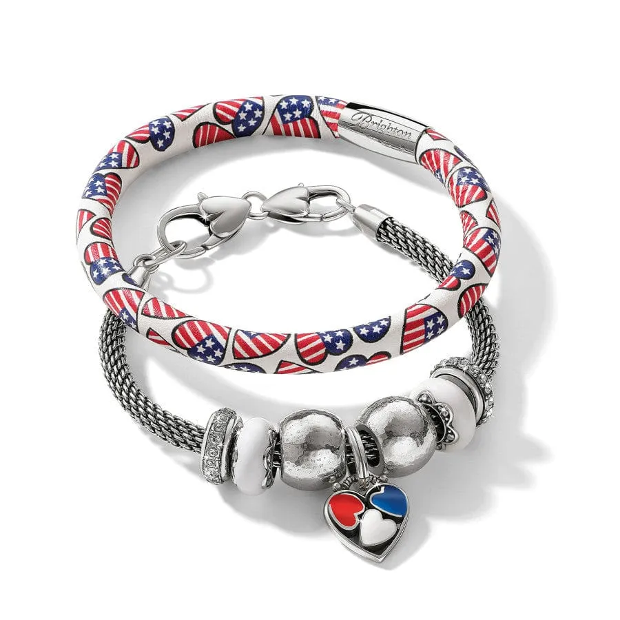 Patriotic Luv Woodstock Bracelet sold by Brighton product image thumbnail 3