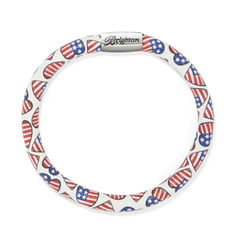 Patriotic Luv Woodstock Bracelet sold by Brighton