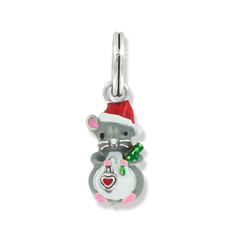 Christmas Mouse Charm sold by Brighton