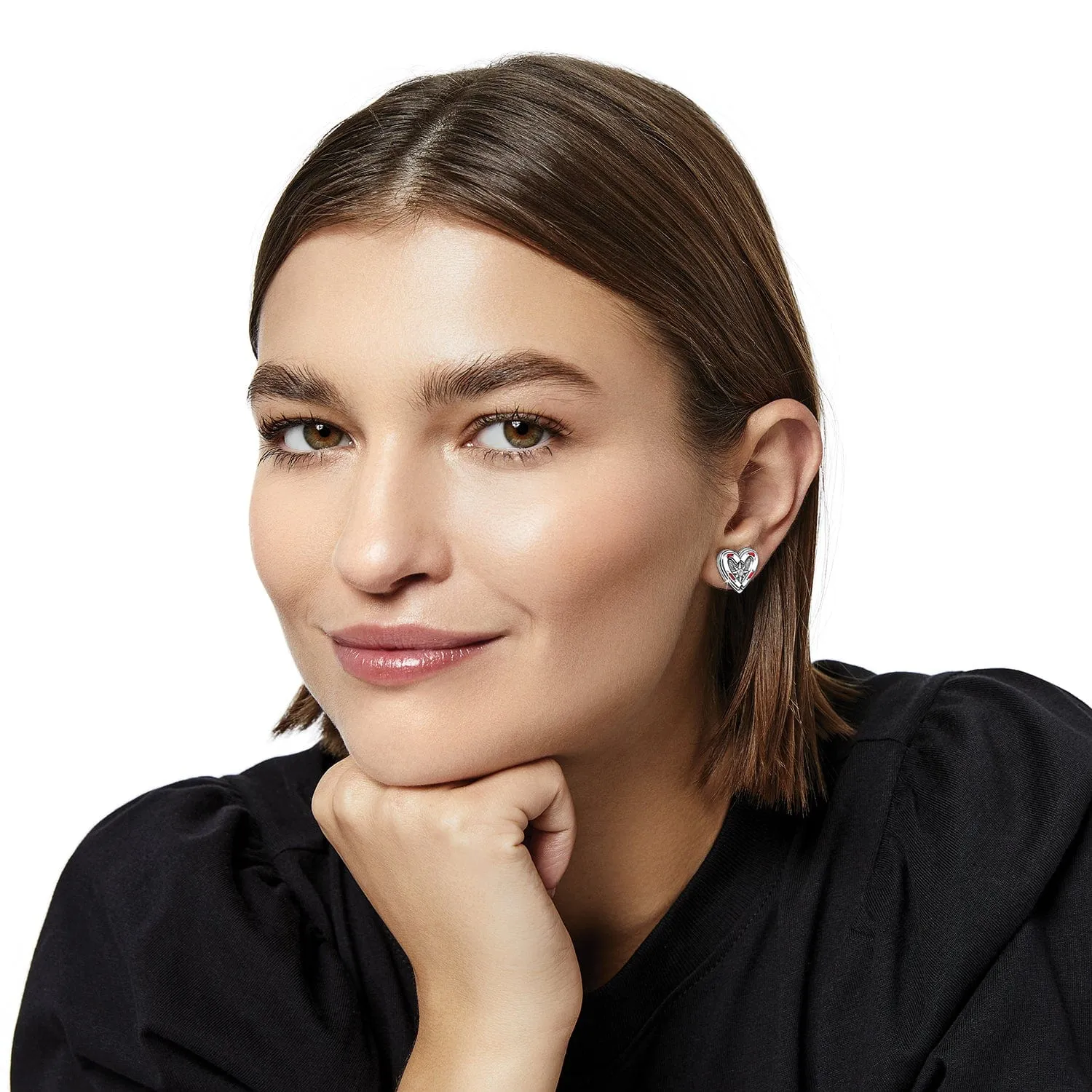 Candycane Sweetheart Post Earrings sold by Brighton product image thumbnail 5