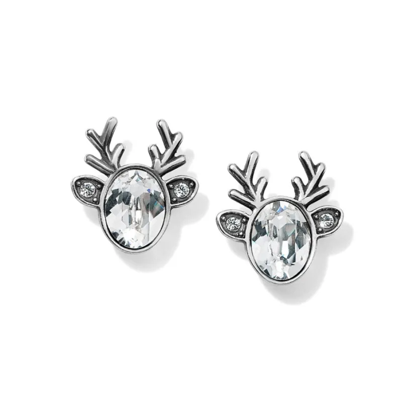 Reindeer Glitz Mini Post Earrings sold by Brighton