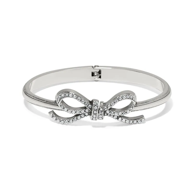 Illumina Bow Hinged Bangle made by Brighton