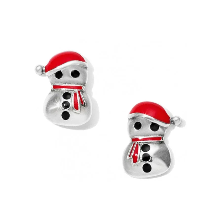 Snowman Mini Post Earrings sold by Brighton