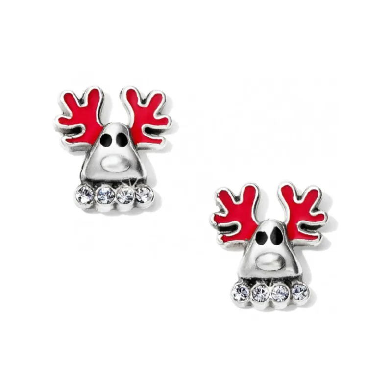 Reindeer Mini Post Earrings sold by Brighton