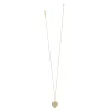 Trust Your Journey Golden Convertible Reversible Large Heart Necklace sold by Brighton