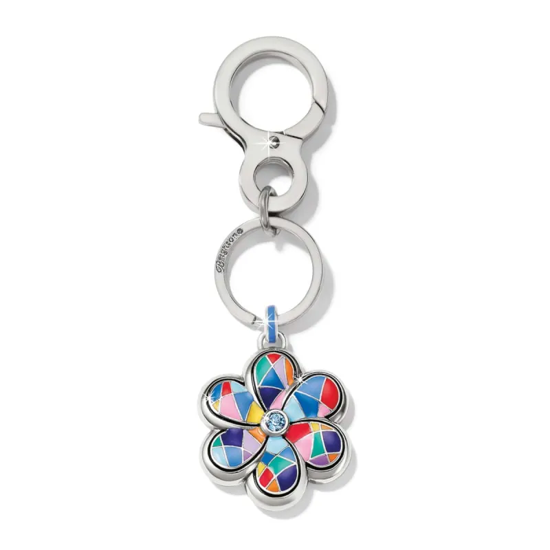 Colormix Flower Handbag Fob sold by Brighton