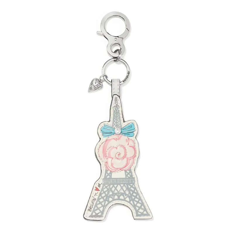 Paris Blooms La Tour Eiffel Handbag Fob sold by Brighton