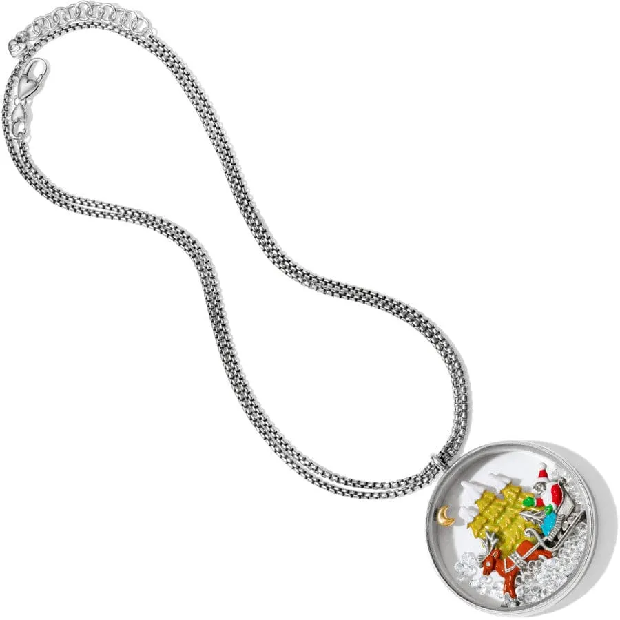 Santa's Sleigh Shaker Convertible Necklace sold by Brighton product image thumbnail 3