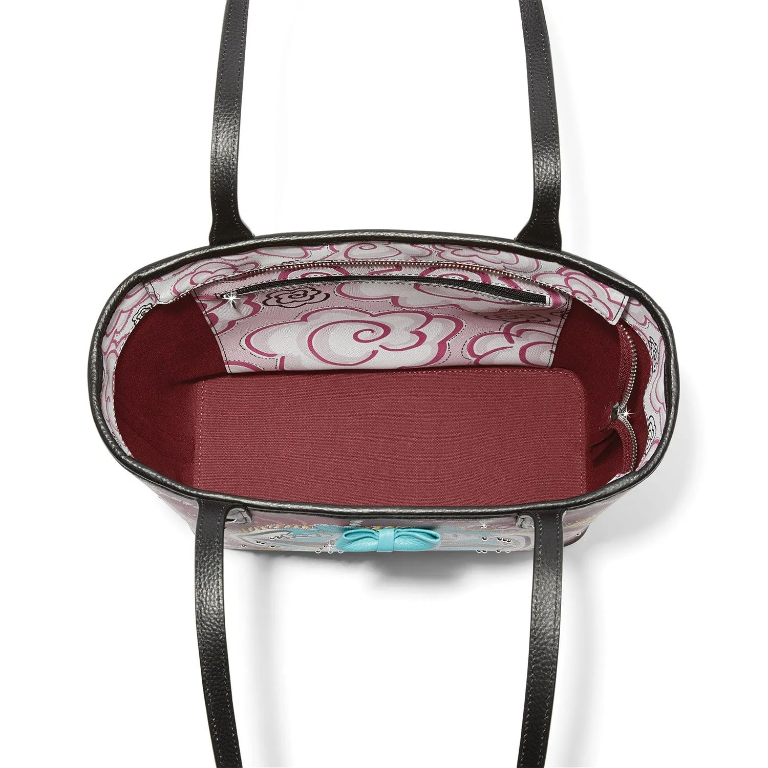 Paris Blooms Large Saffian Tote sold by Brighton product image thumbnail 2