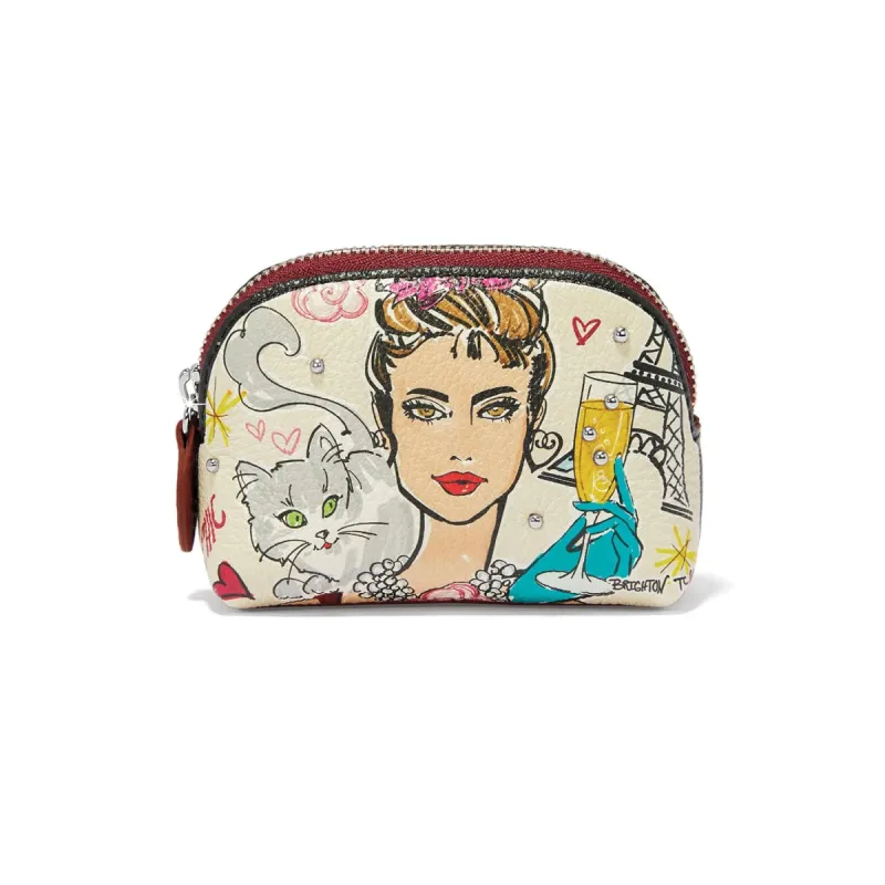 Paris Blooms Mini Coin Purse sold by Brighton