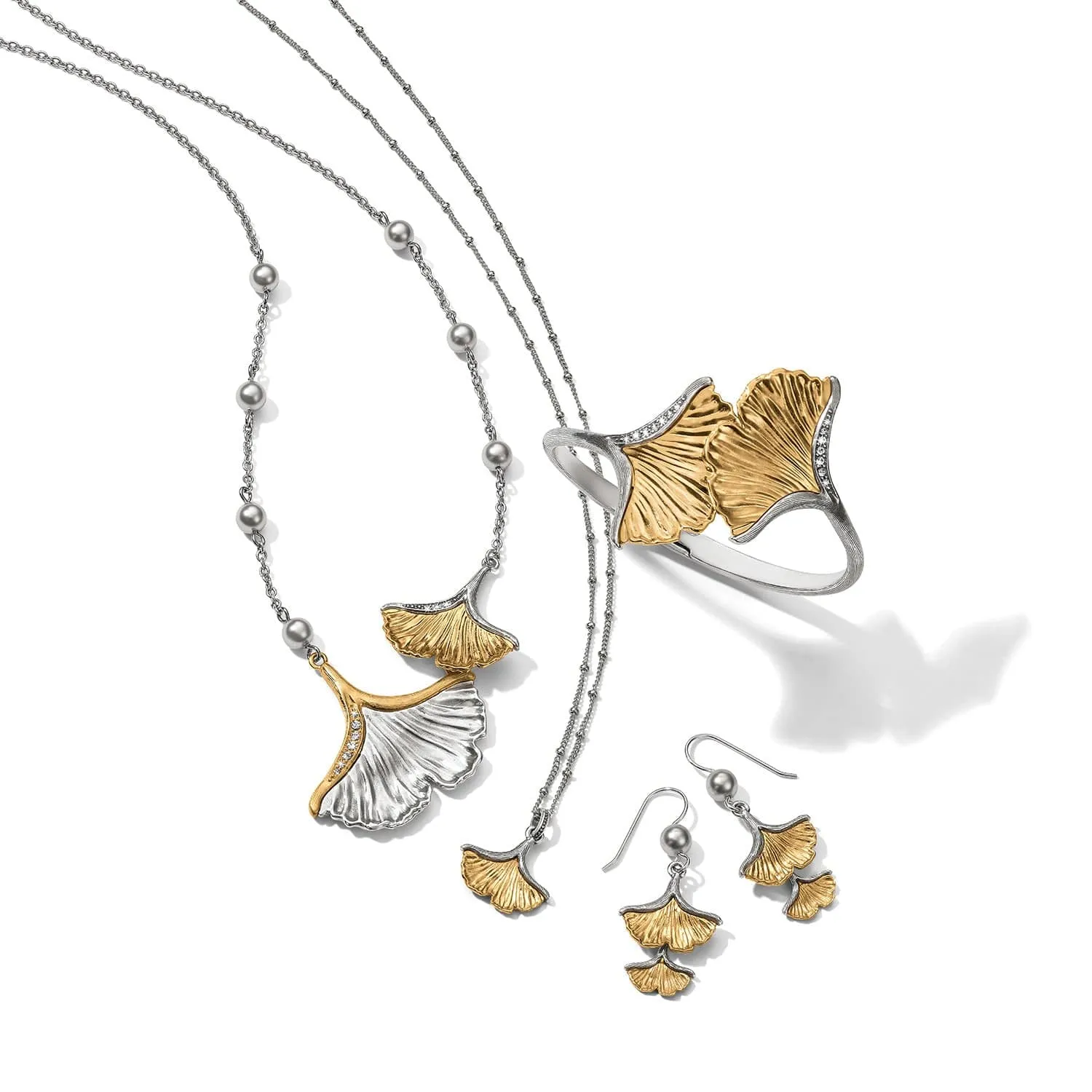 Everbloom Ginko Pearl French Wire Earrings sold by Brighton product image thumbnail 2