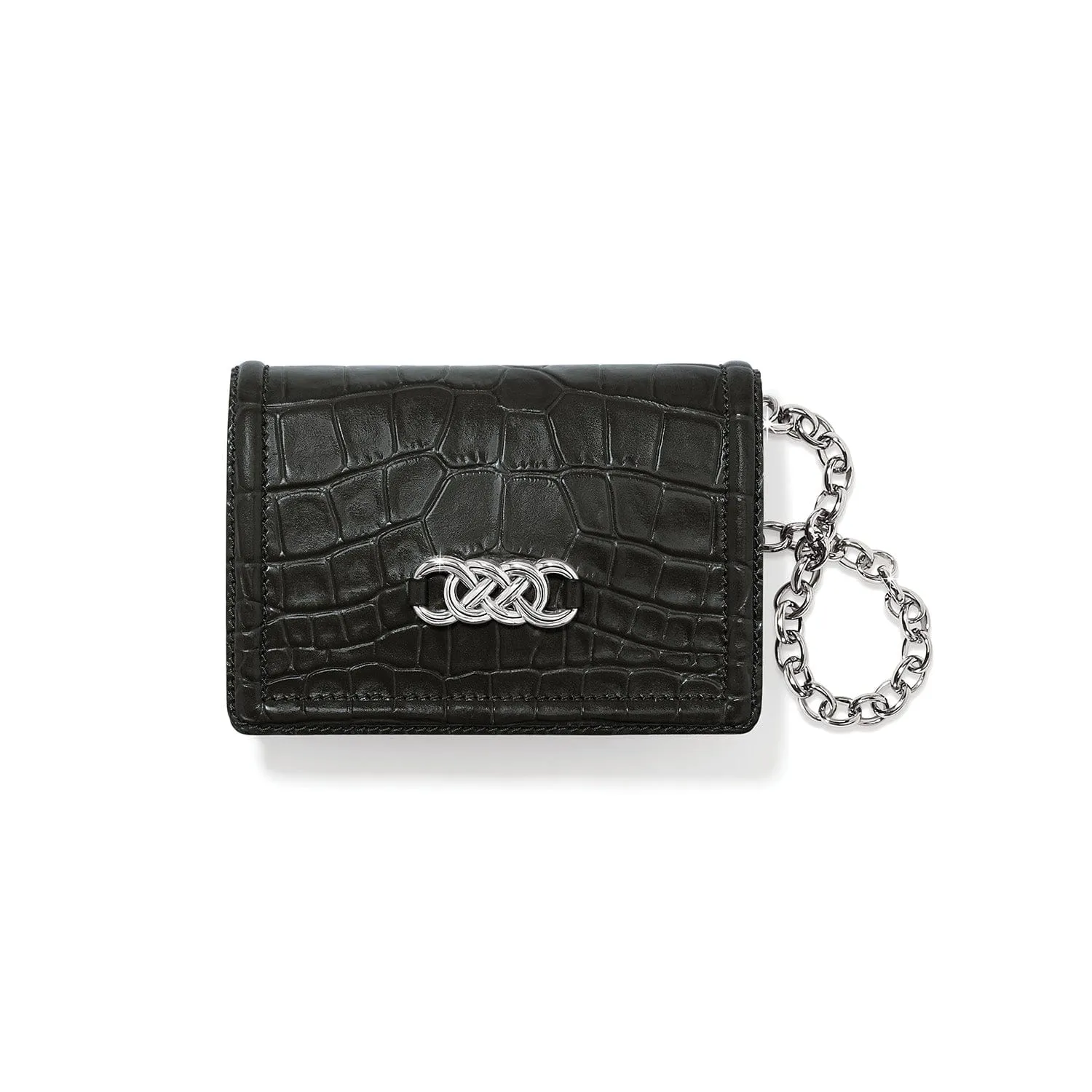 Interlok Croco Medium Wallet sold by Brighton