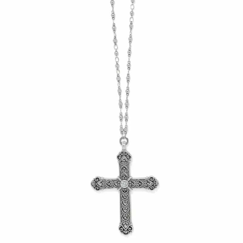 Byzantium Cross Necklace sold by Brighton