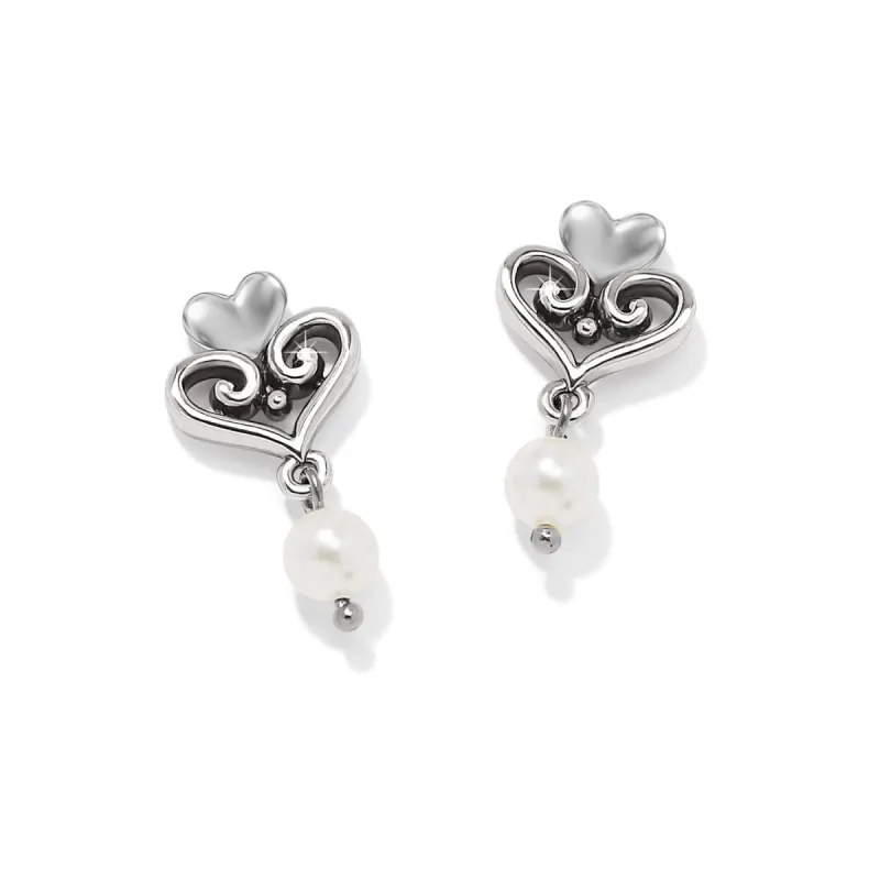 Alcazar Amor Pearl Post Drop Earrings sold by Brighton