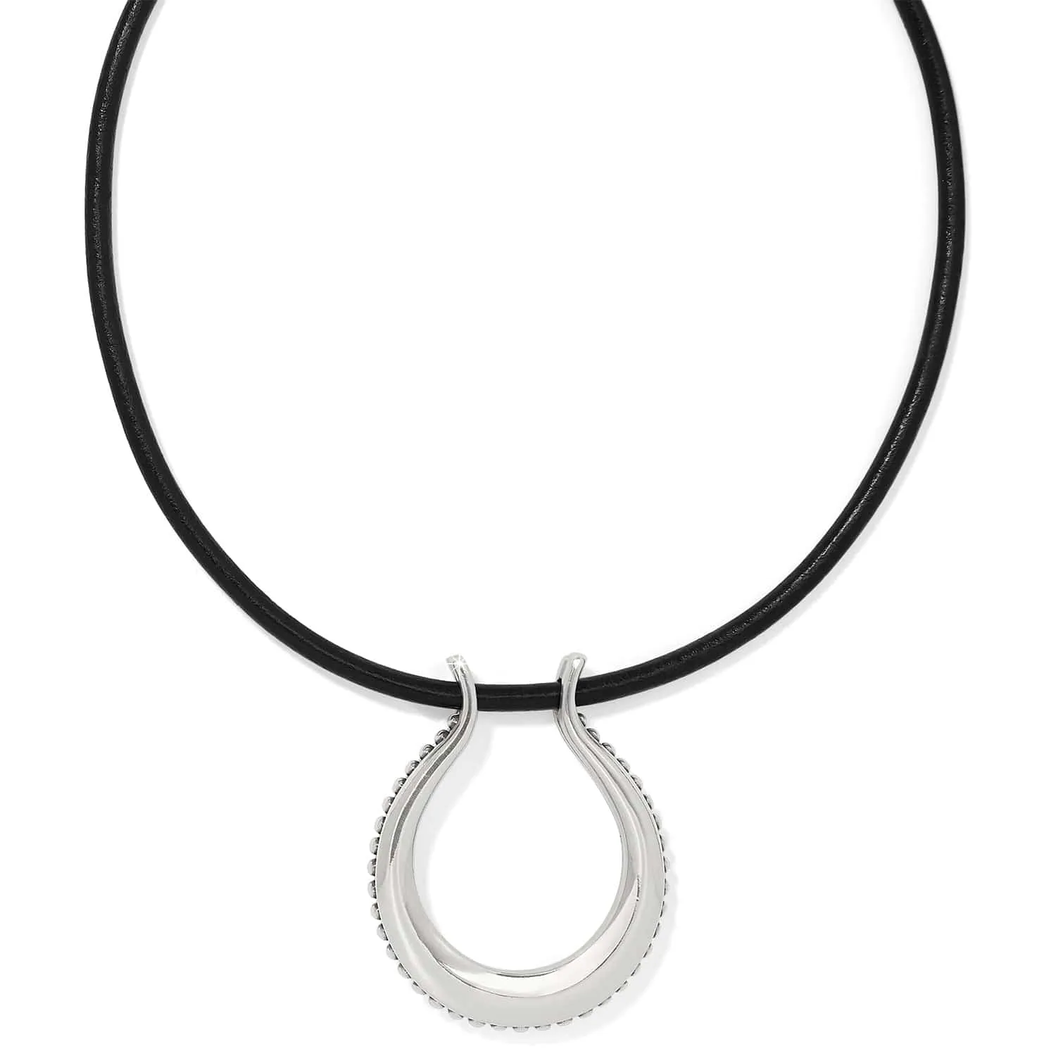 Pretty Tough Arch Leather Necklace sold by Brighton