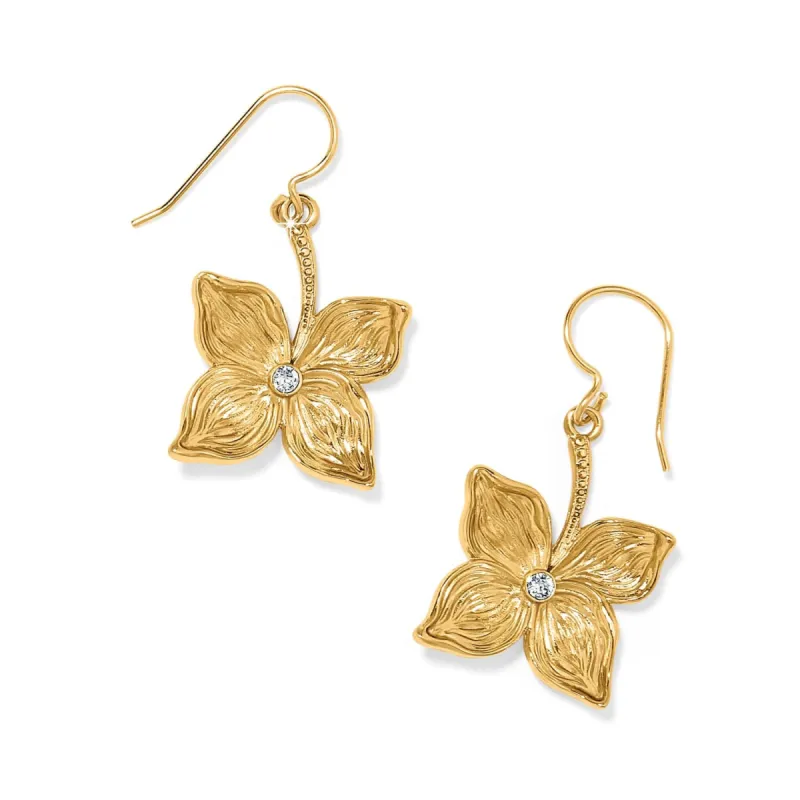 Everbloom Flower French Wire Earrings sold by Brighton