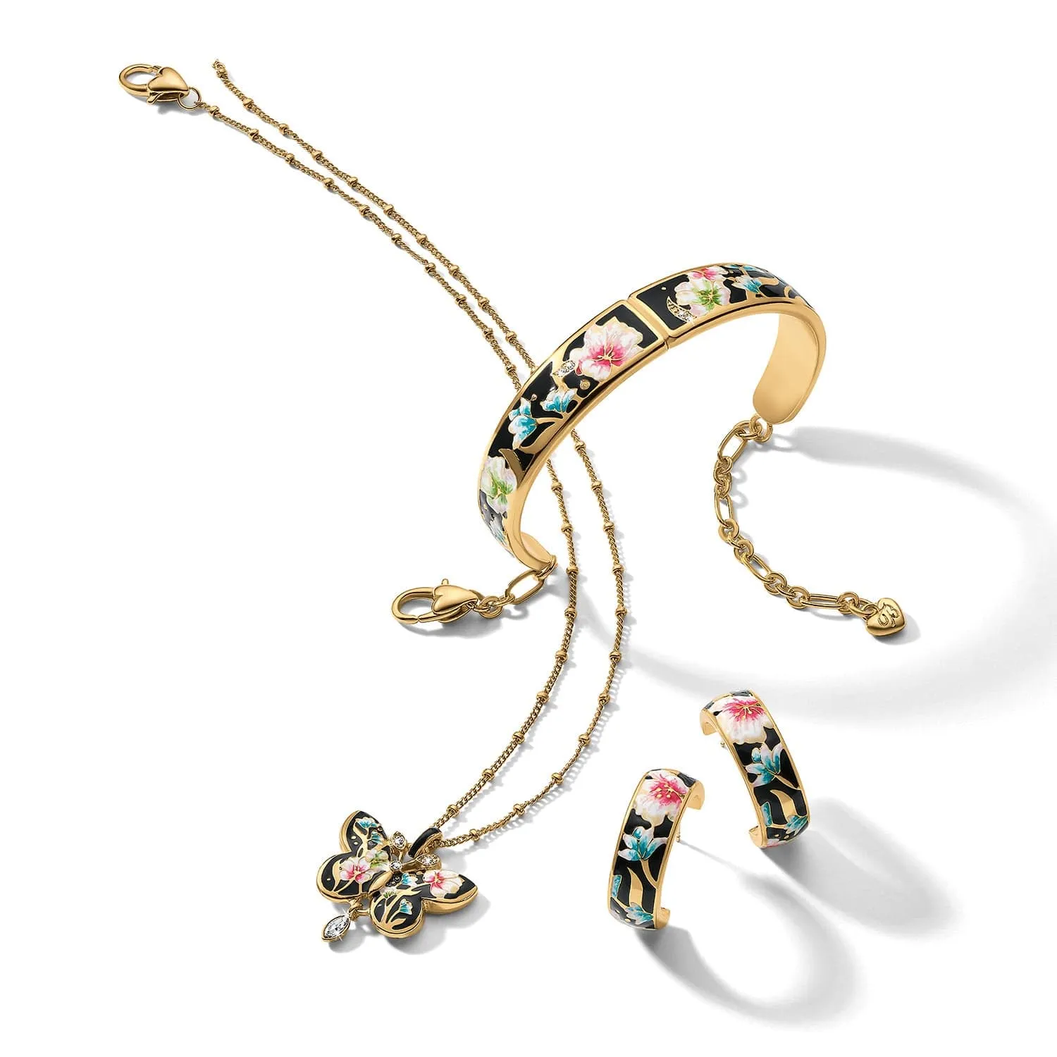 Botanique Butterfly Hoop Earrings sold by Brighton product image thumbnail 3