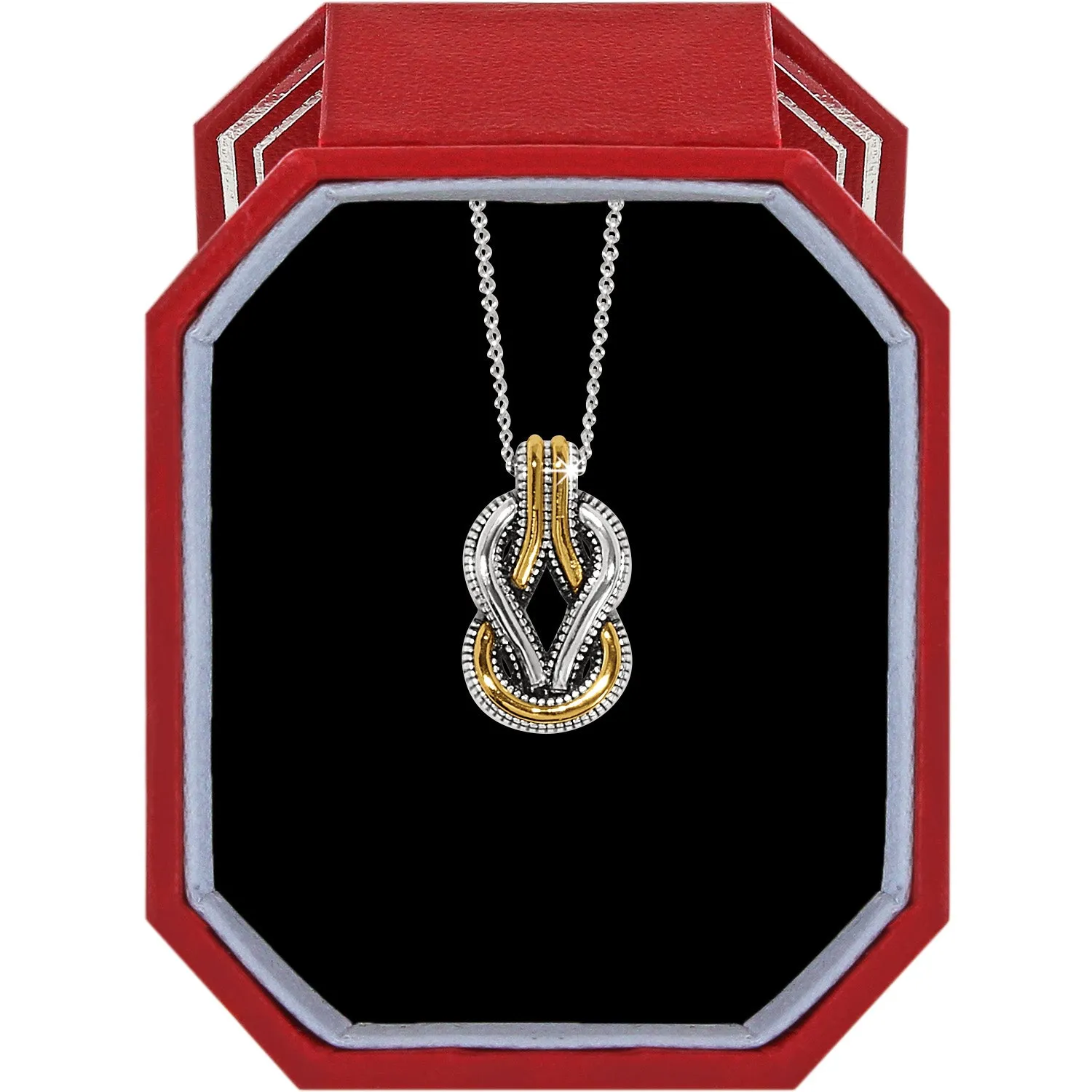 Interlok Harmony Two Tone Necklace Gift Box sold by Brighton