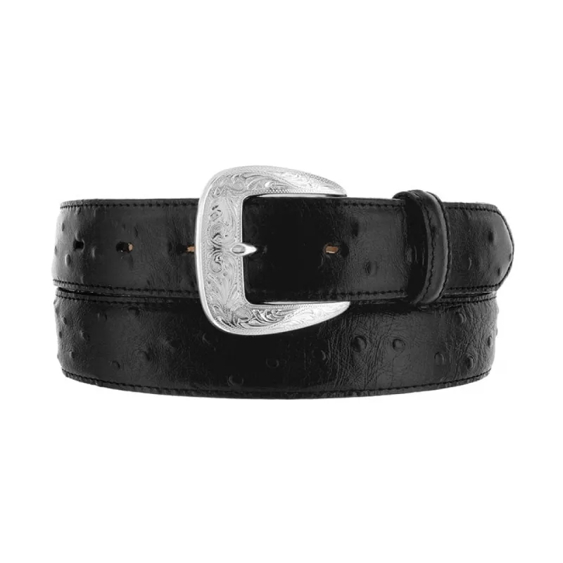 Ostrich Print Dress Belt sold by Brighton