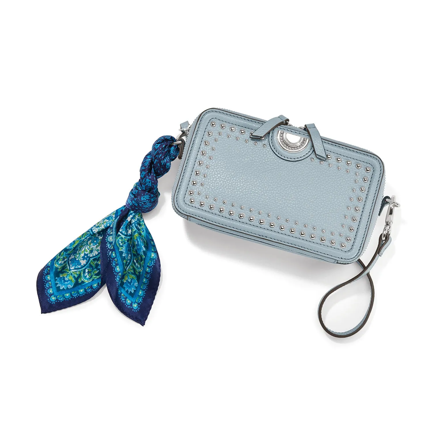 Turquoise Multi India Print Scarf sold by Brighton product image thumbnail 3