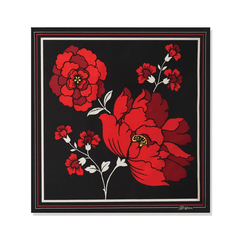 Red Cambrian Print Scarf sold by Brighton