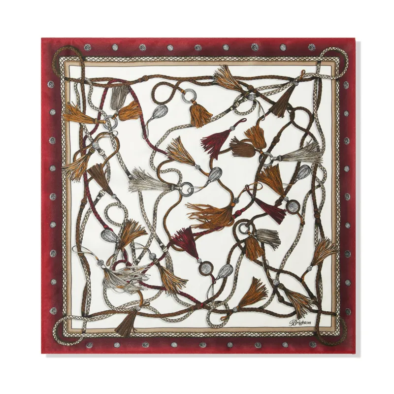 Ferrara Tassel Print Scarf sold by Brighton