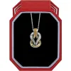 Interlok Harmony Two Tone Petite Necklace Gift Box sold by Brighton