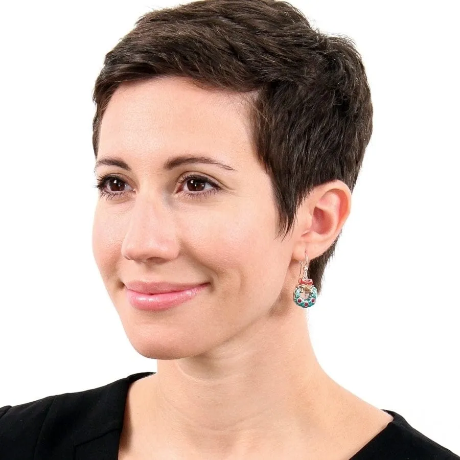 Holly Christmas French Wire Earrings sold by Brighton product image thumbnail 4