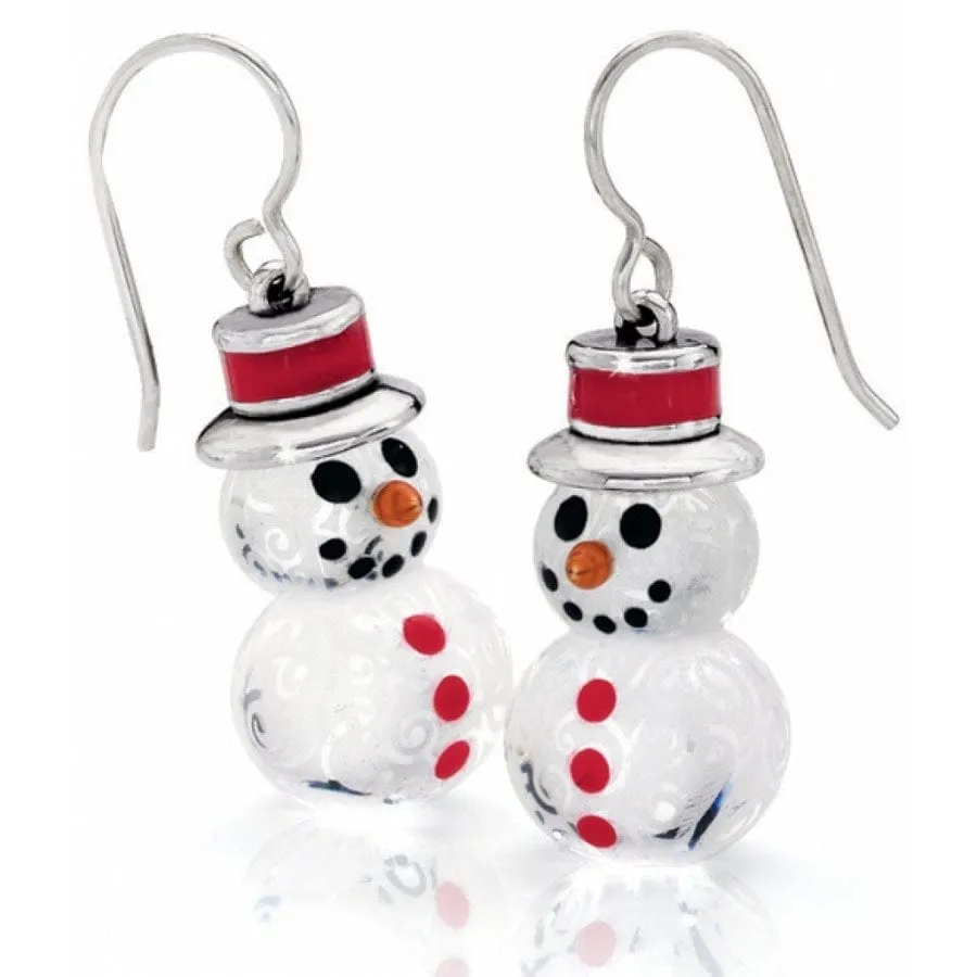 Snowman French Wire Earrings sold by Brighton