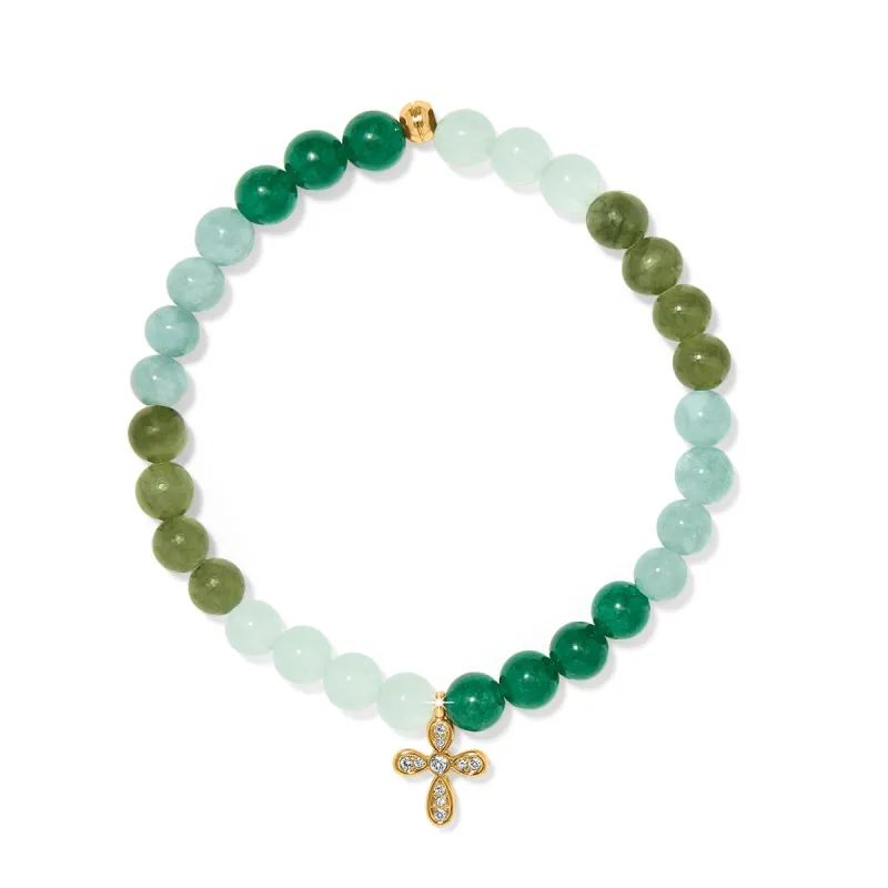 Enchanting Cross Stretch Bracelet sold by Brighton