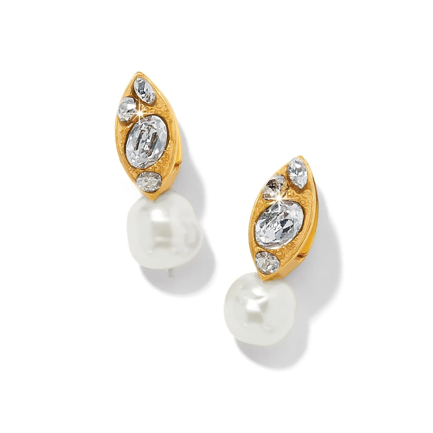 Trust Your Journey Pearl Drop Earrings sold by Brighton
