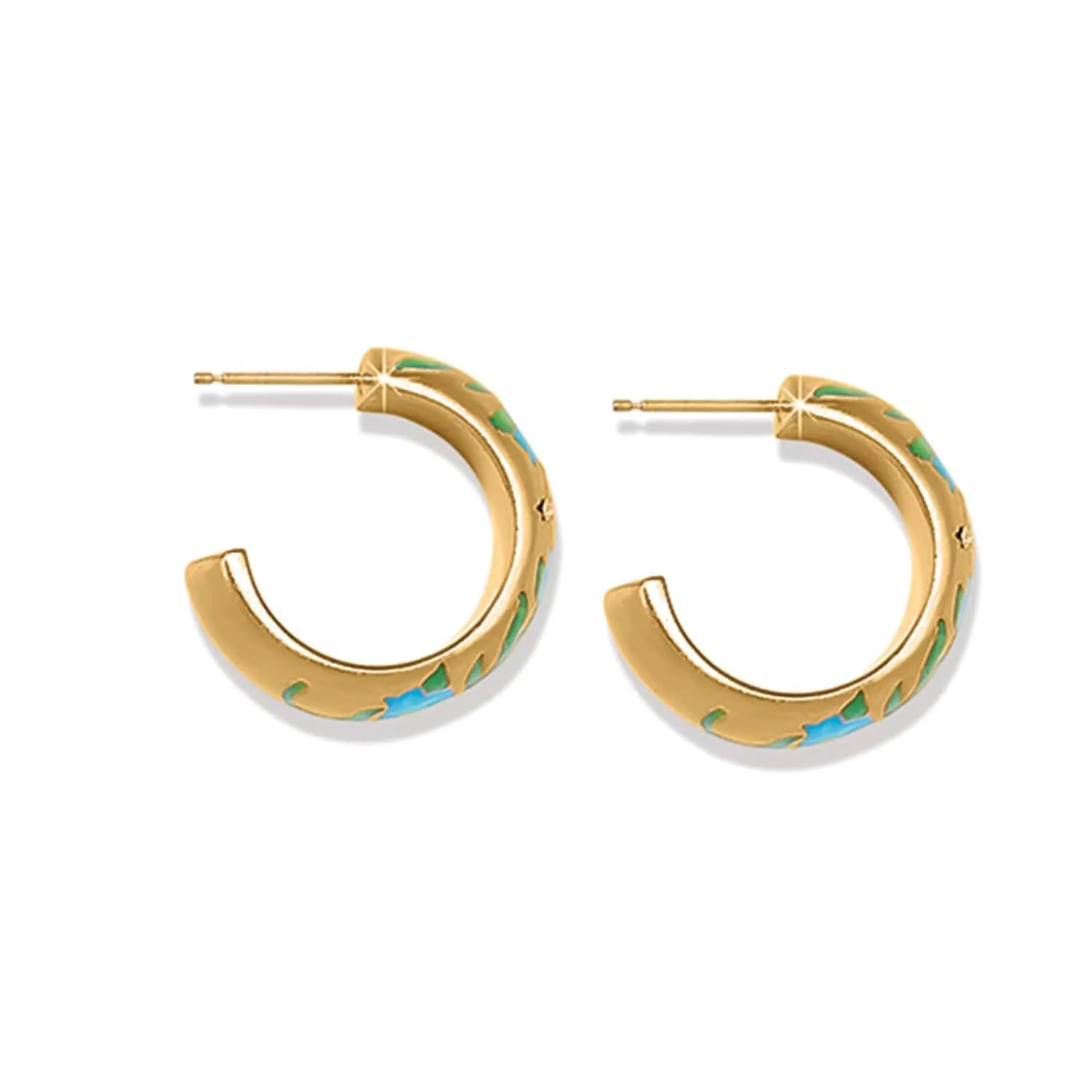 Reverie Flower Hoop Earrings sold by Brighton product image thumbnail 2
