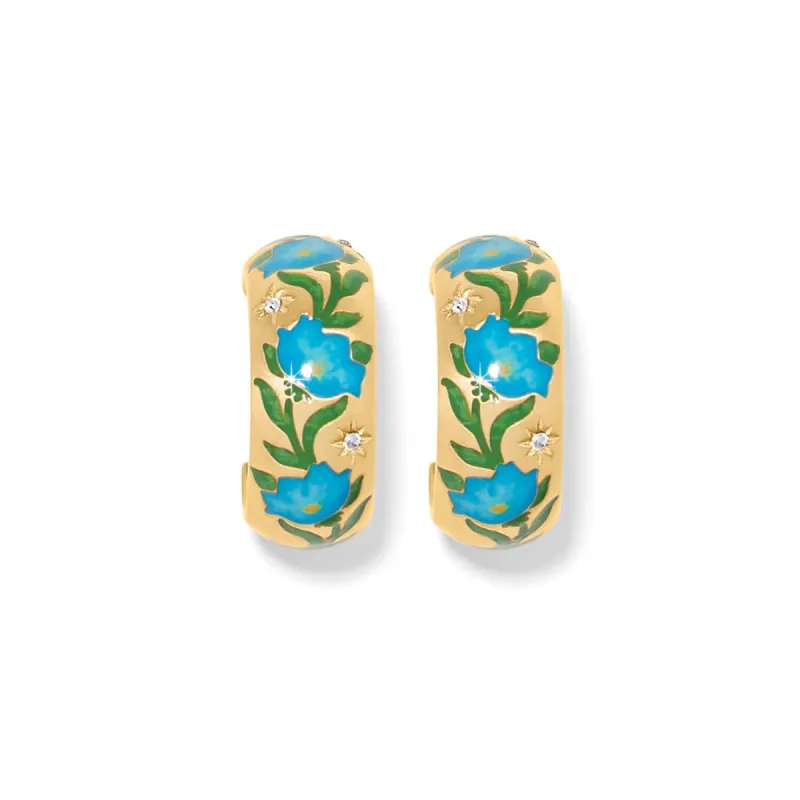 Reverie Flower Hoop Earrings sold by Brighton