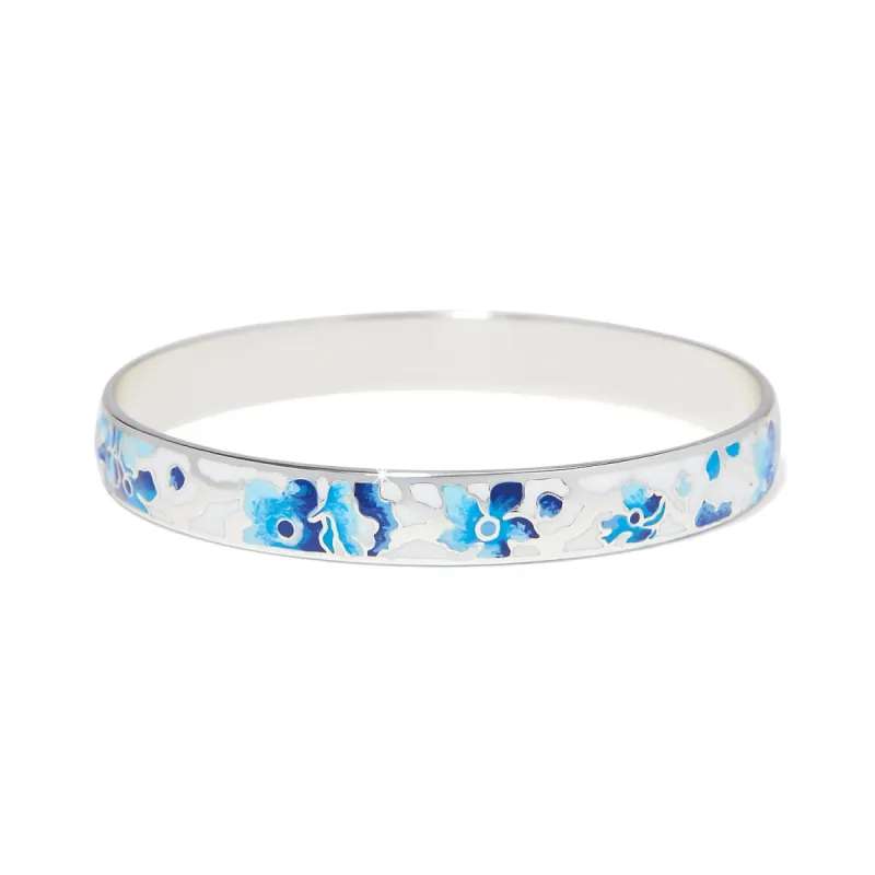 Kyoto In Bloom Indigo Bangle sold by Brighton