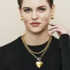 Inner Circle Heart Toggle Necklace sold by Brighton