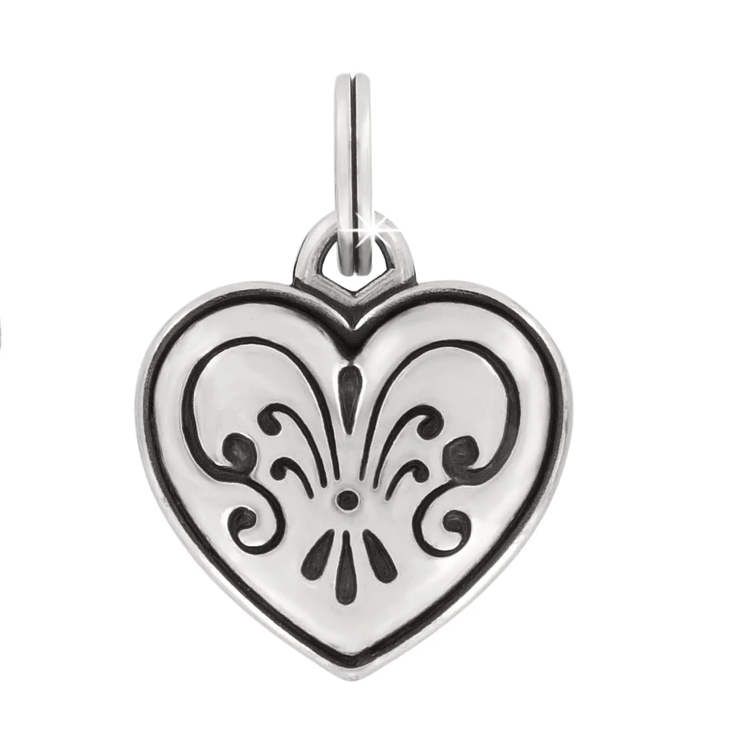 One Heart Etched Love Charm sold by Brighton