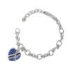 One Heart Link Blue Bracelet sold by Brighton