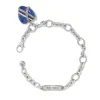 One Heart Link Blue Bracelet sold by Brighton