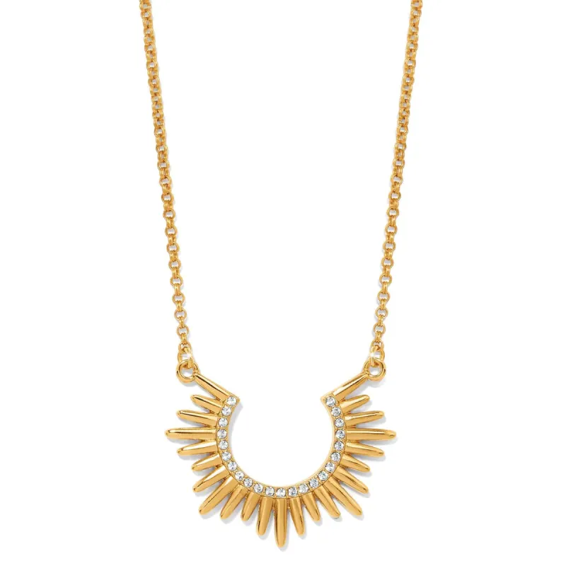 Solara Crescent Necklace made by Brighton