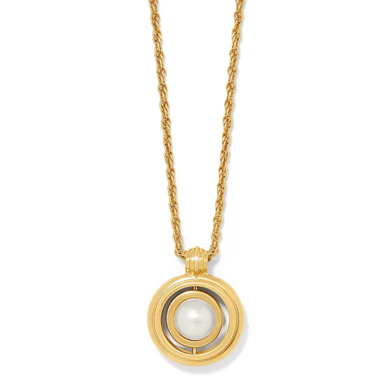 Ferrara Deco Pearl Necklace made by Brighton
