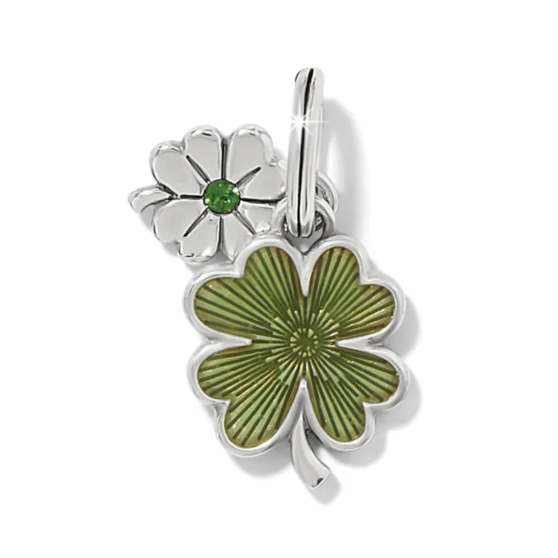 Double Shamrock Charm sold by Brighton