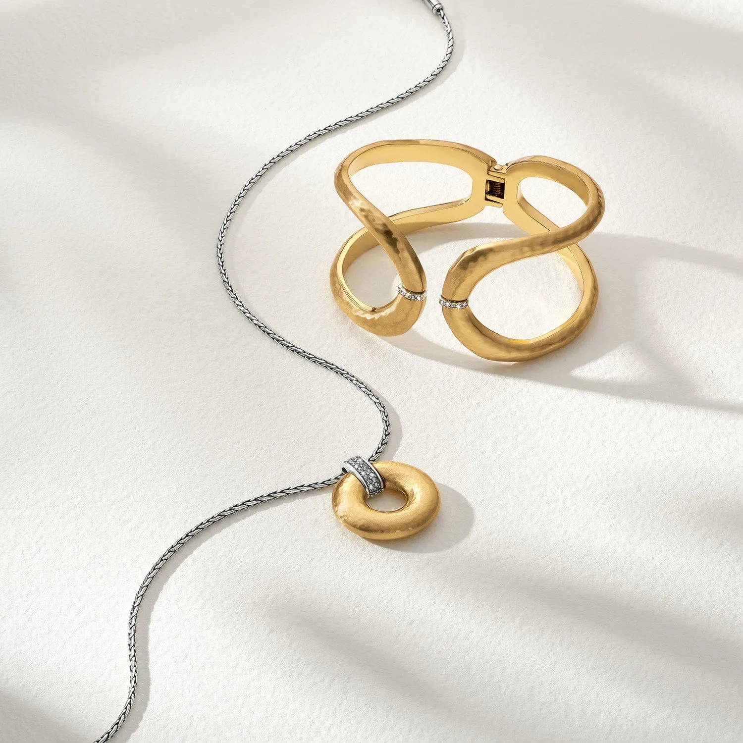 Meridian Geo Open Hinged Bangle sold by Brighton product image thumbnail 4