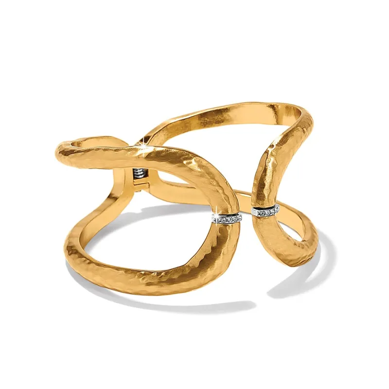 Meridian Geo Open Hinged Bangle sold by Brighton
