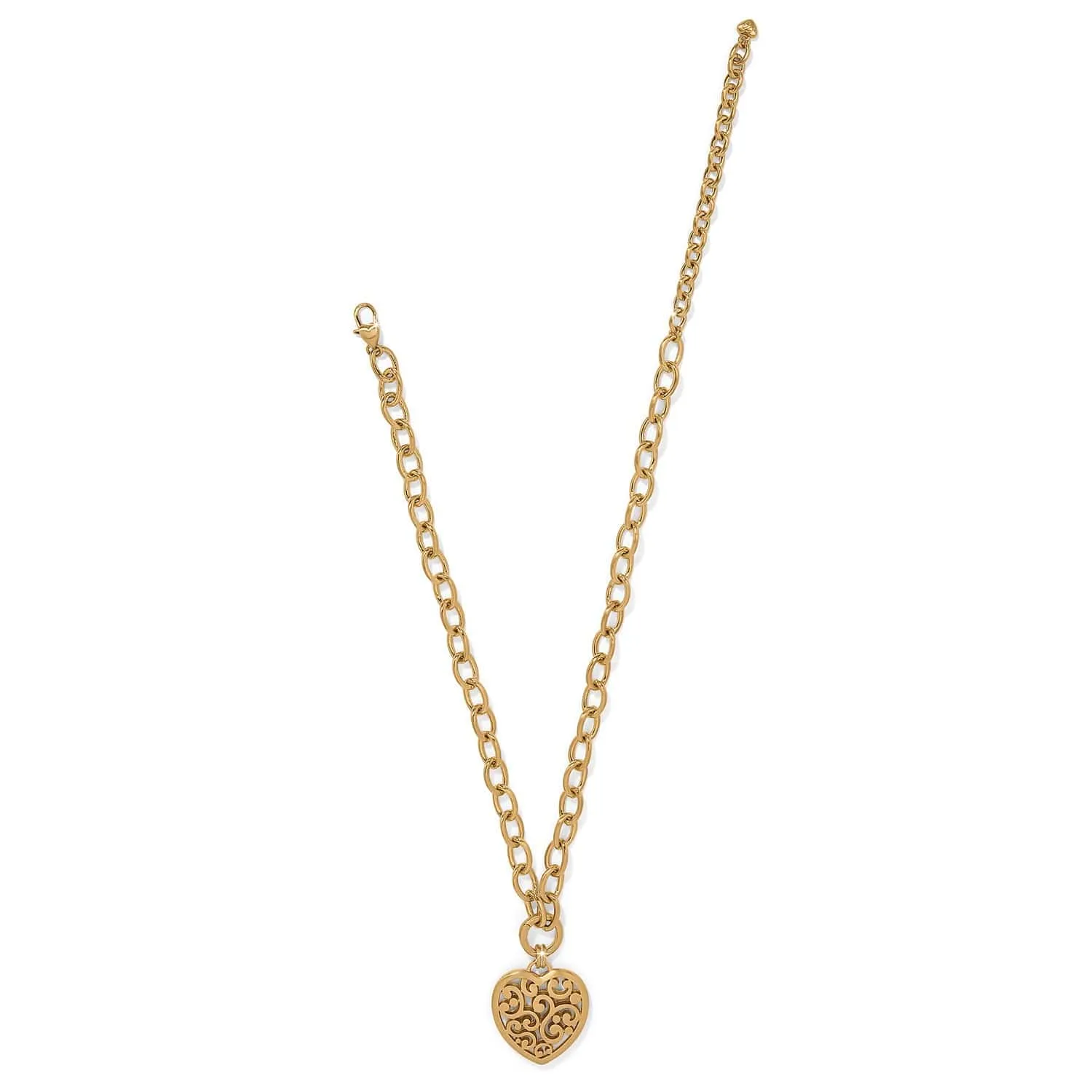 Contempo Medallion Heart Necklace sold by Brighton product image thumbnail 2